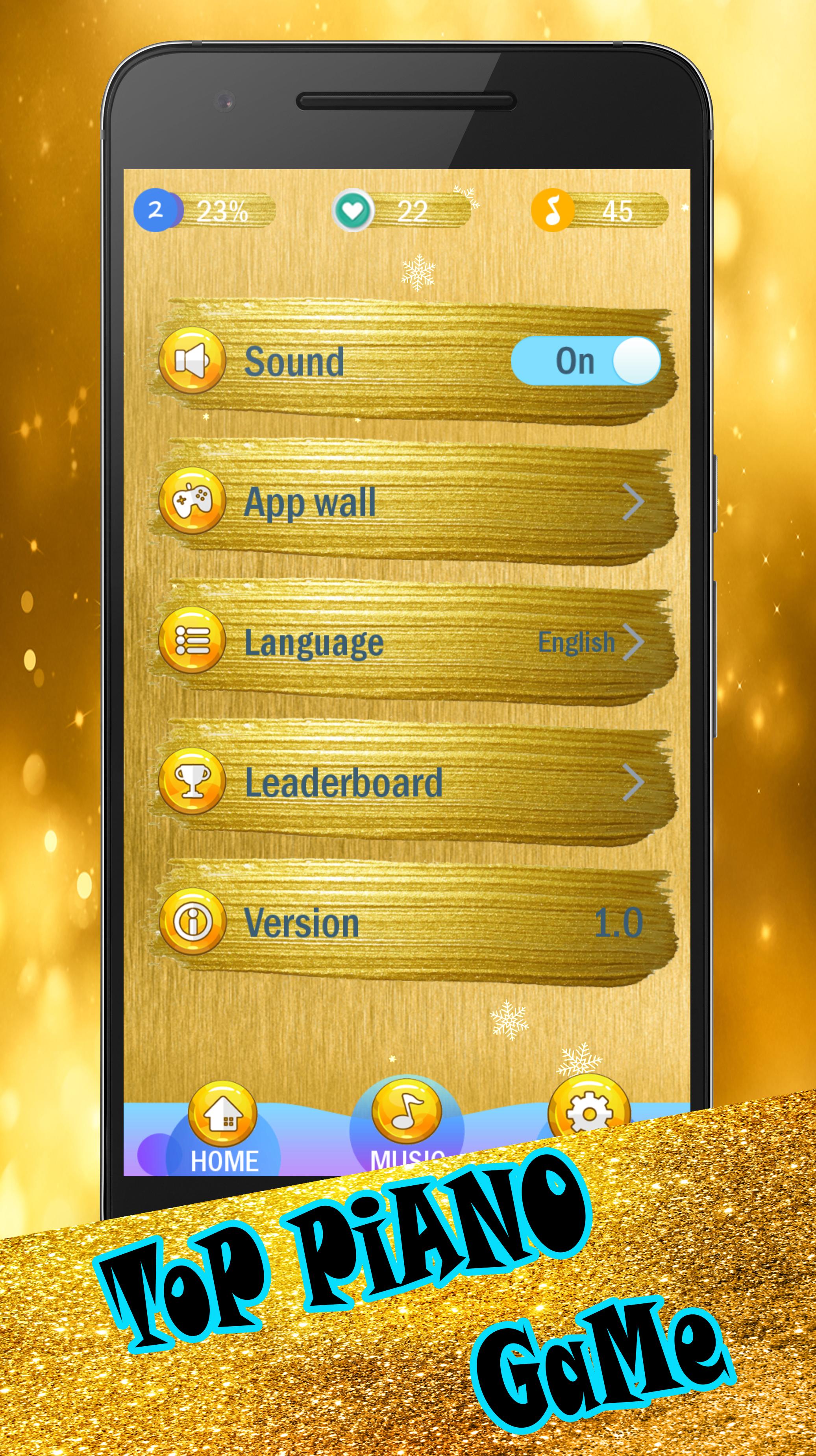 Piano Gold Tiles