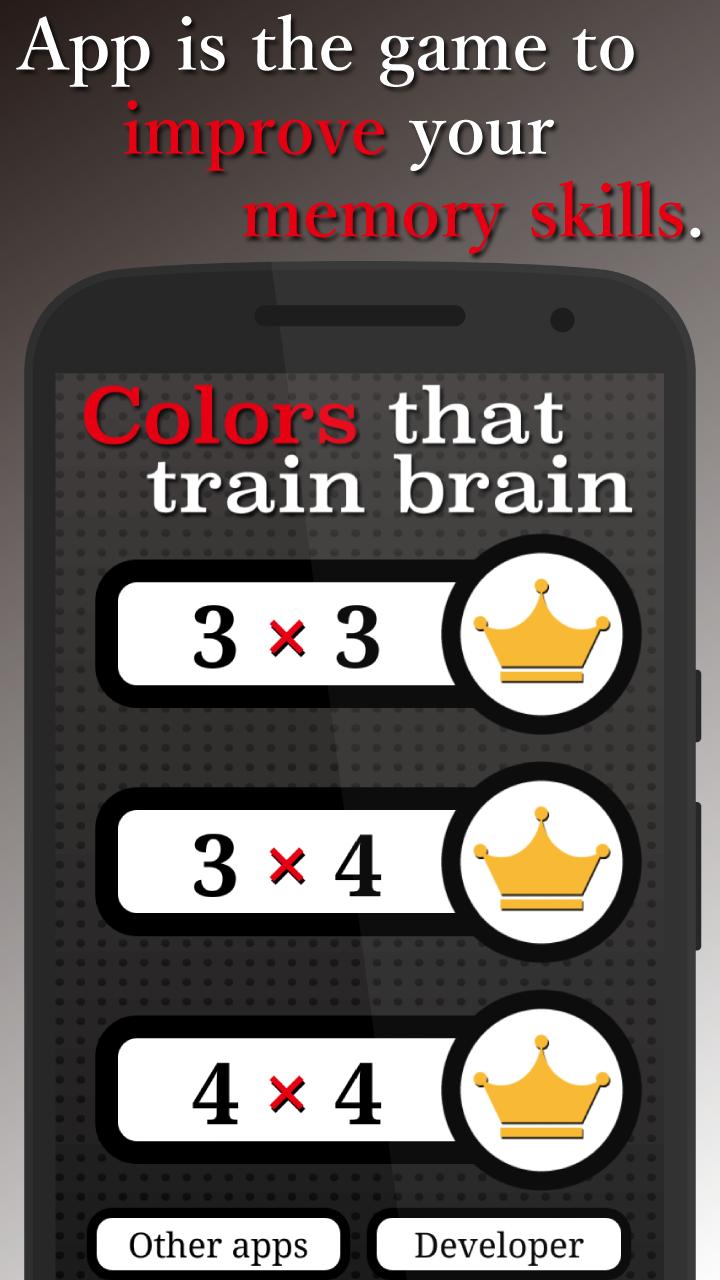 Colors that train brain