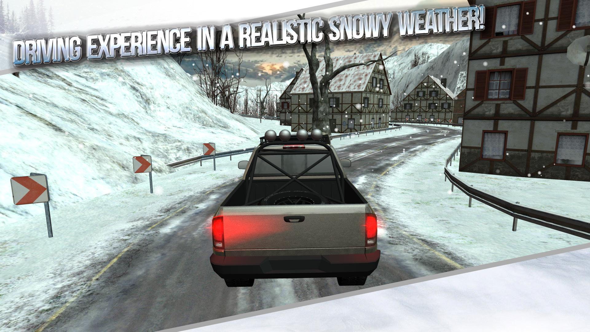 Winter Traffic Car Driving 3D