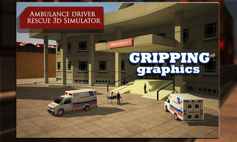 Ambulance Driver Rescue 3D Sim