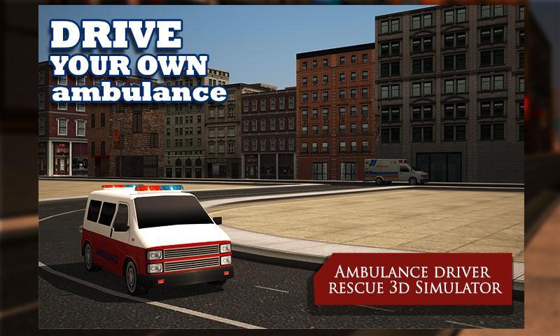 Ambulance Driver Rescue 3D Sim