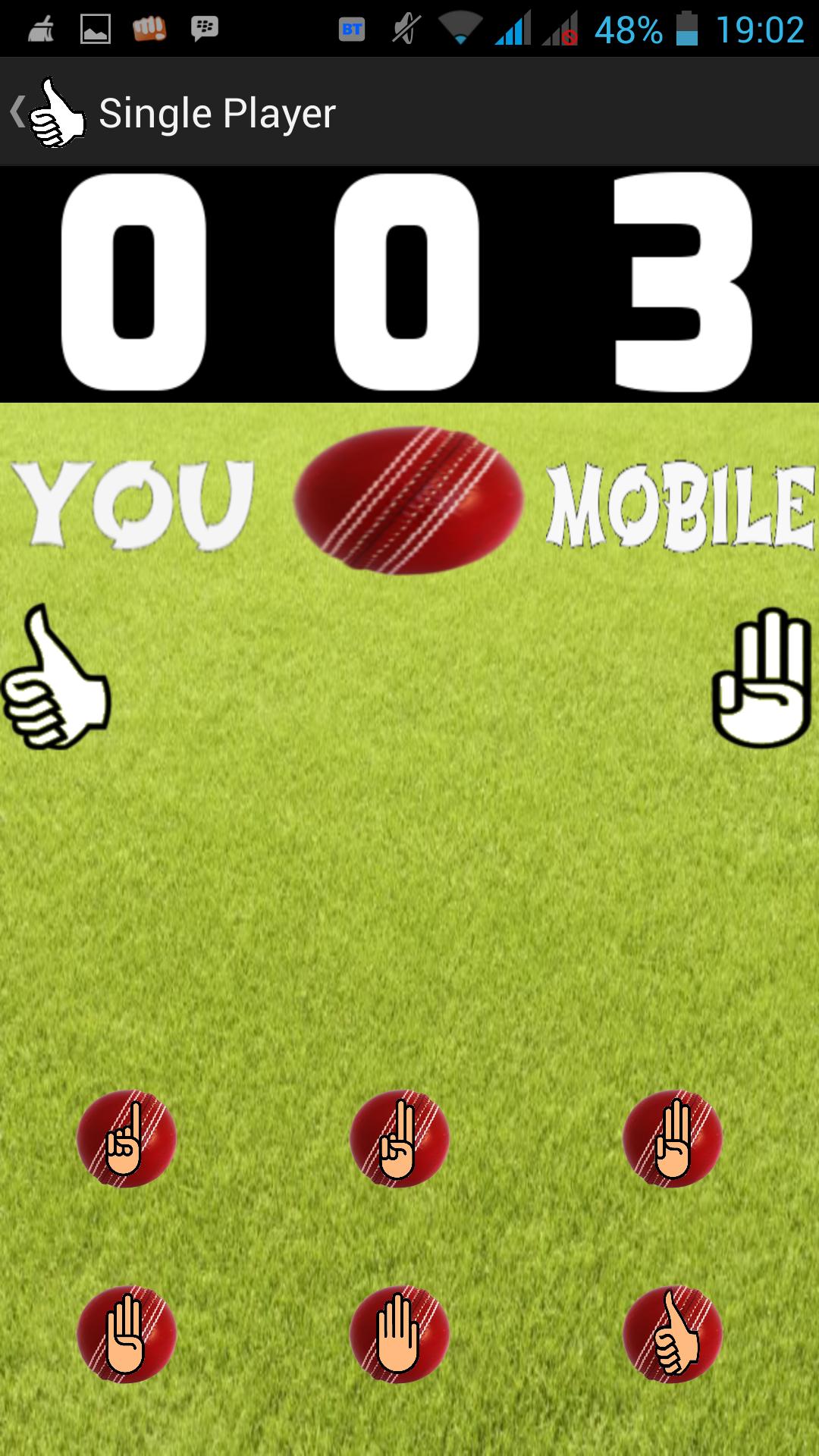 Bluetooth Hand Cricket