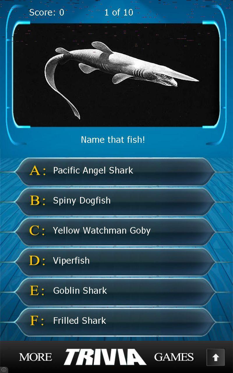 Name that Fish Trivia