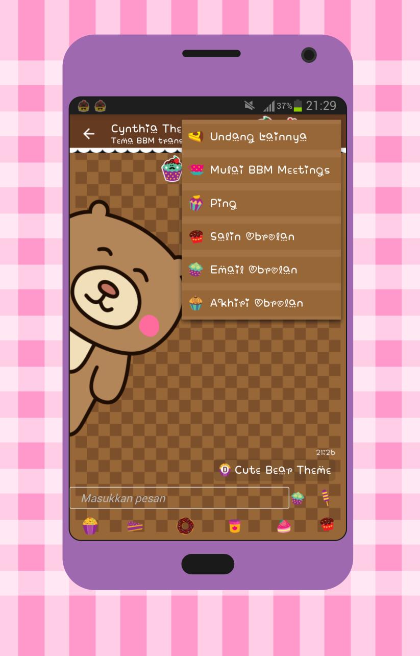 Tema beruang imut