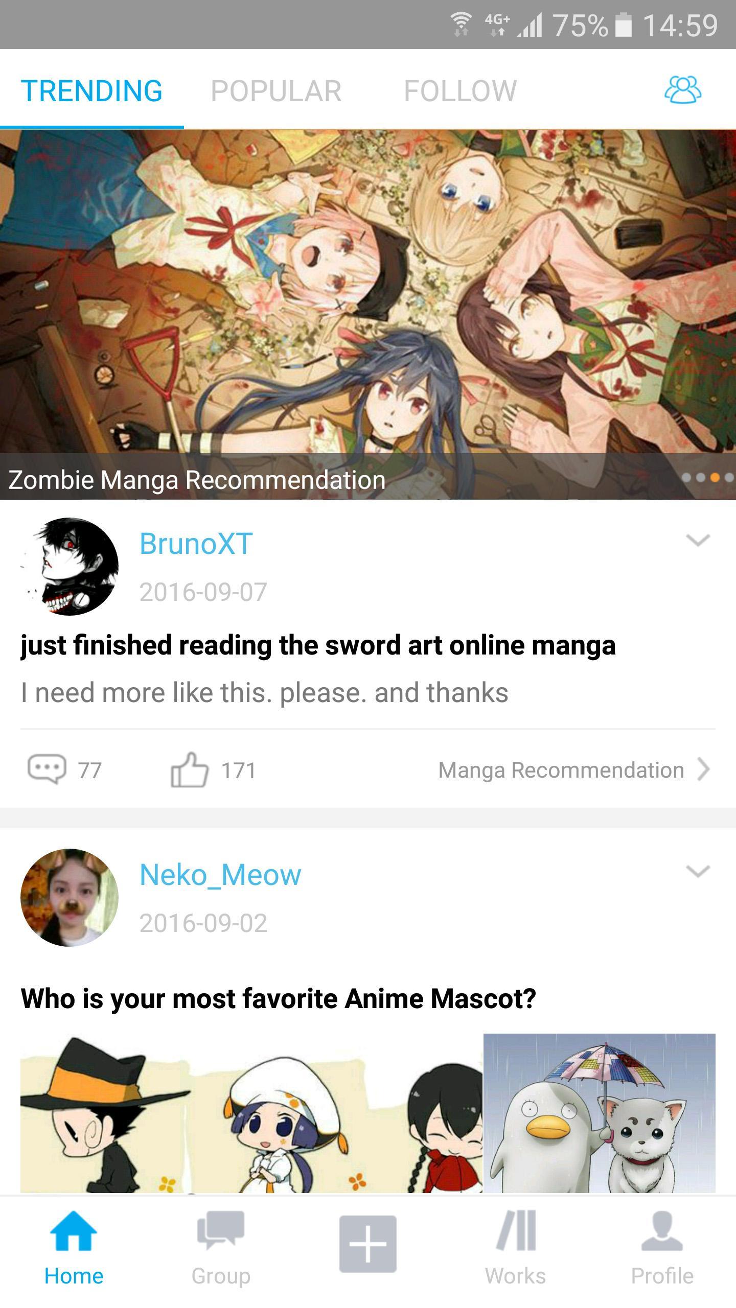 Anime Manga Community ZingBox