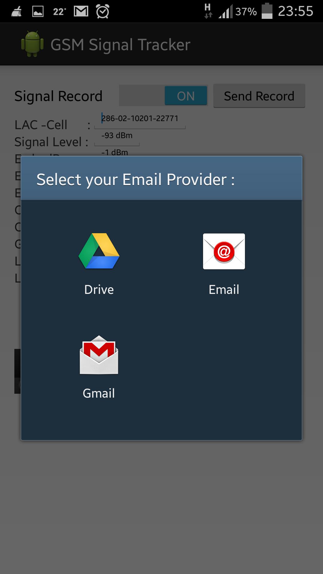 GSM Signal Tracker