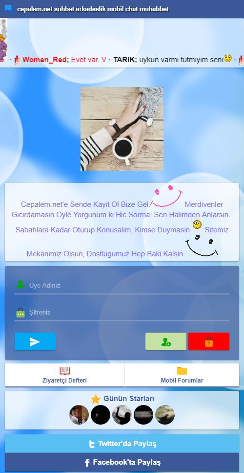 cepalem.net Mobil Sohbet