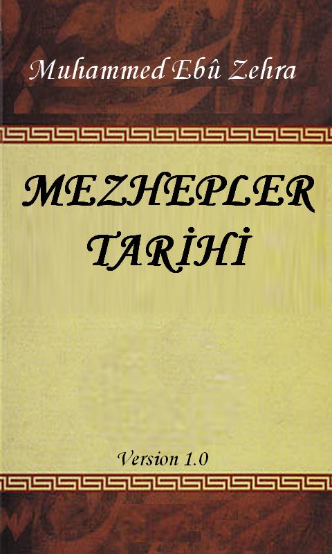 Mezhepler Tarihi