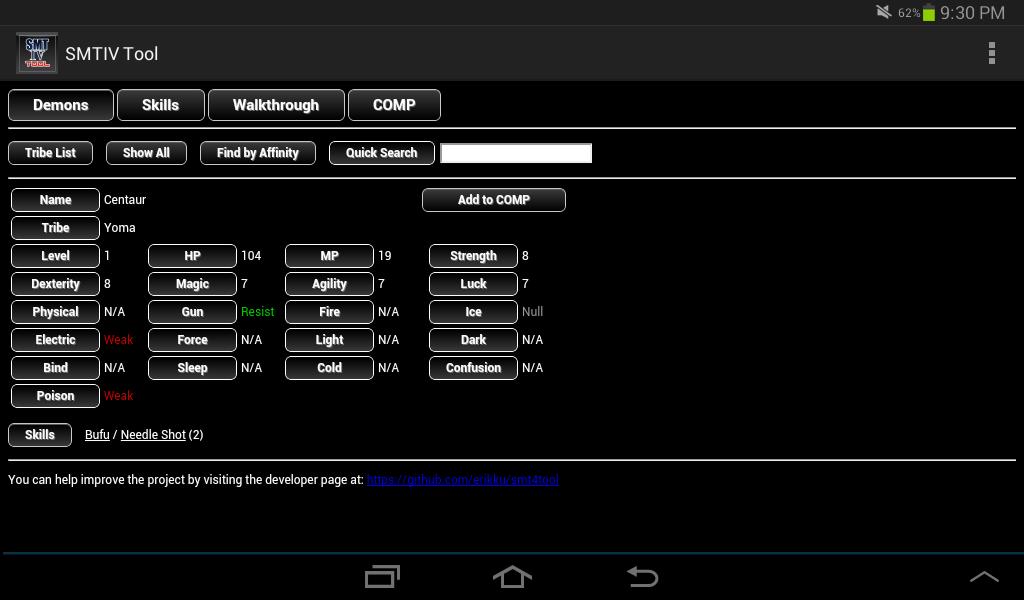 Shin Megami Tensei IV Tool