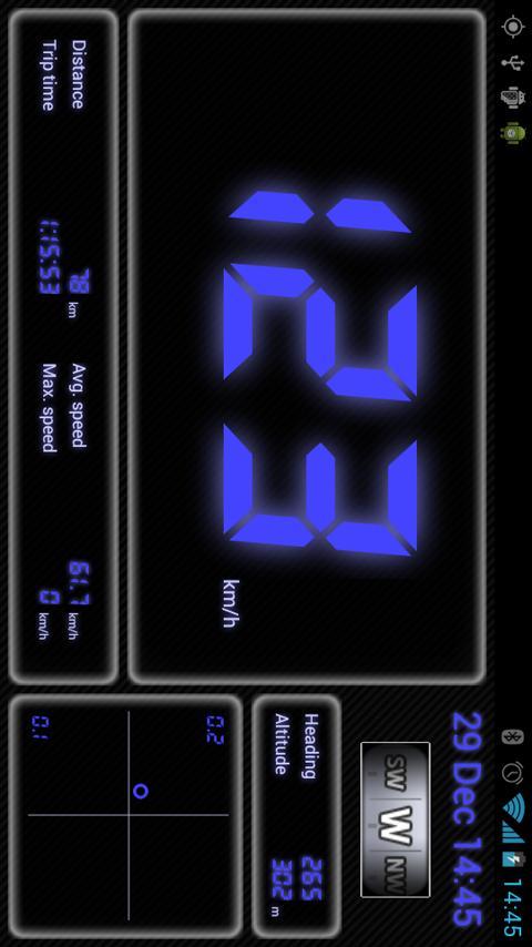 Droid Dashboard (Blue)