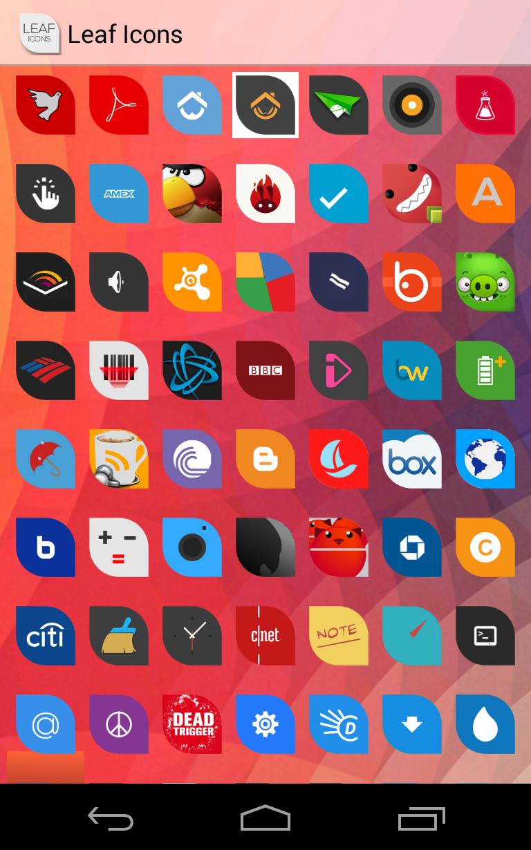 Leaf Icons