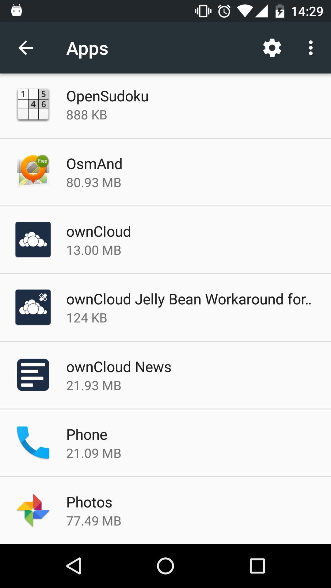 ownCloud Jelly Bean Workaround