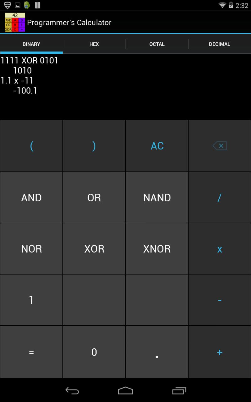 Programmer's Calculator