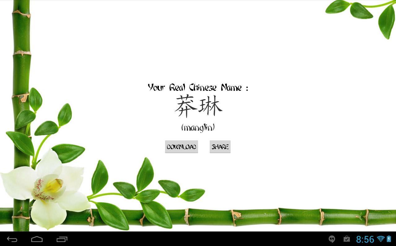 My Real Chinese Name