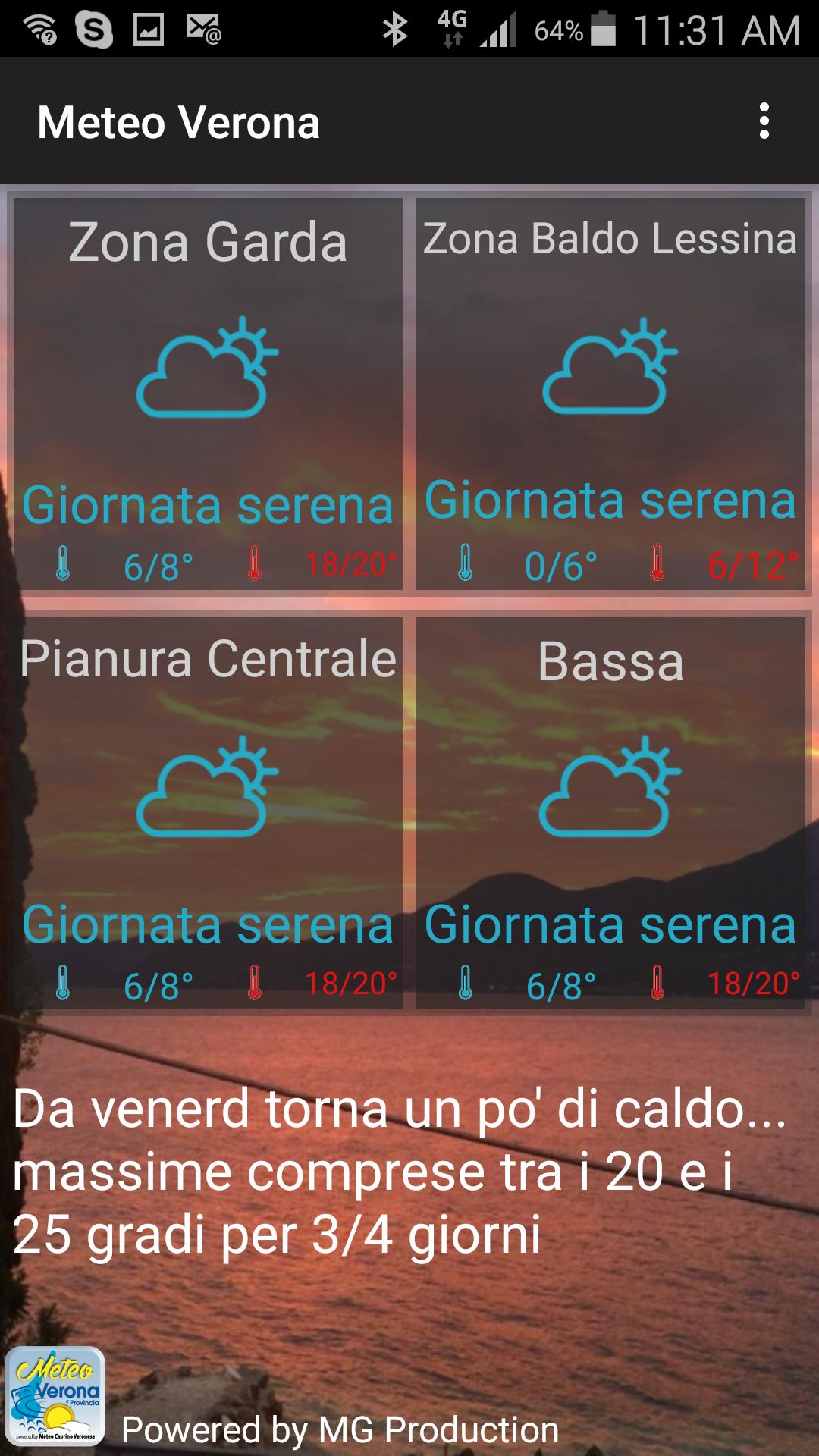 Meteo Verona