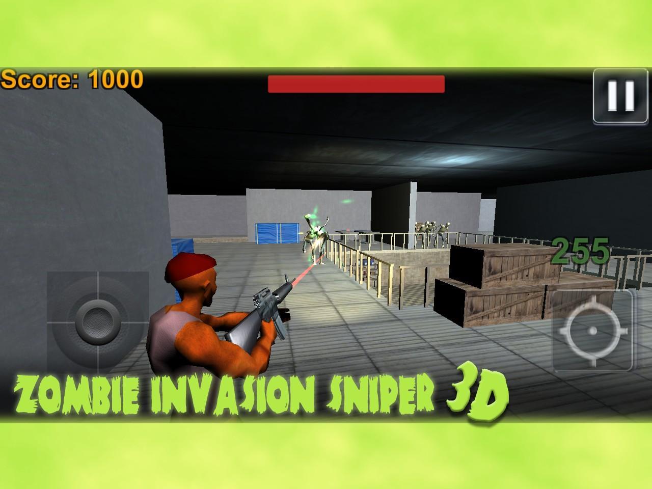 Zombie Invasion Sniper 3D