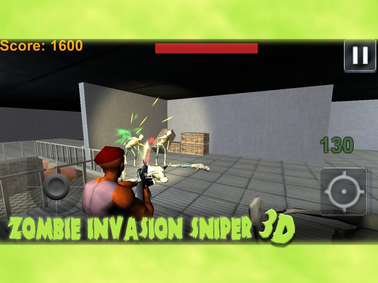 Zombie Invasion Sniper 3D