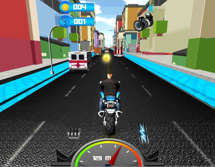 Motorbike Rash 3D: Race-Drive