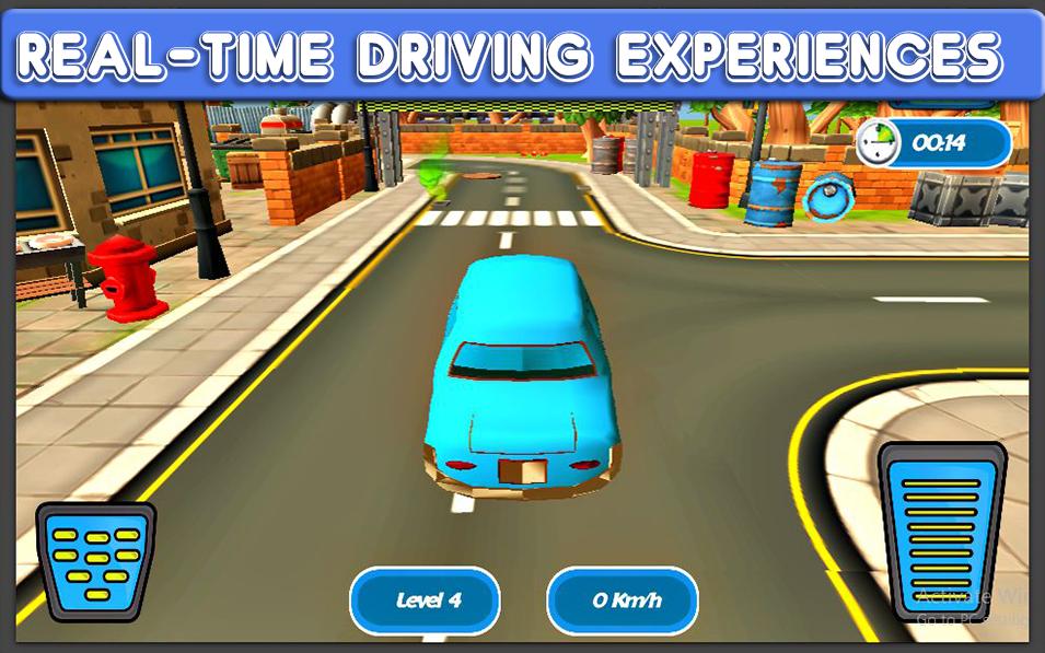 City Cartoon Car Racer