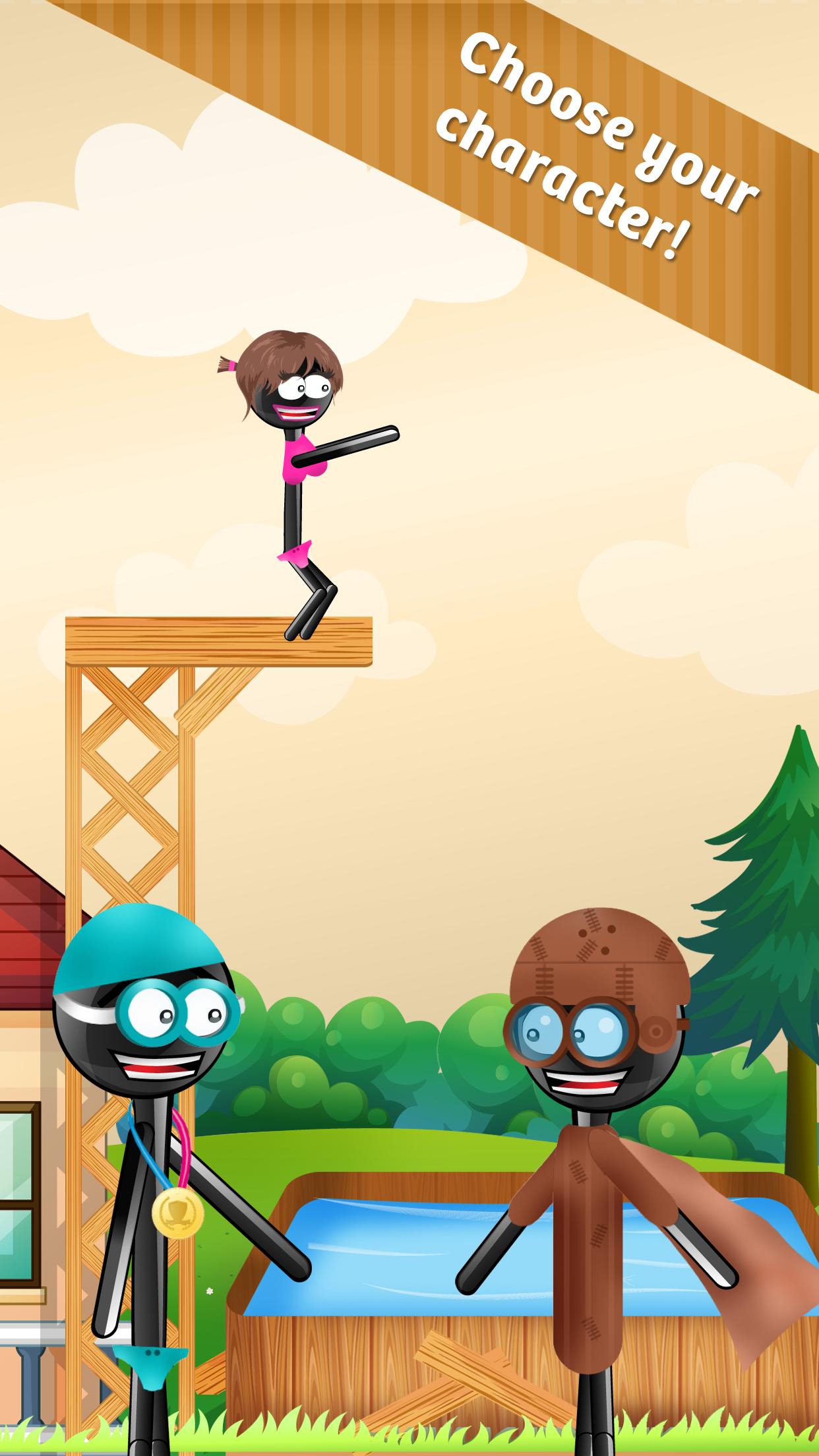 Stickman High Diving 2