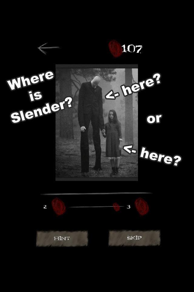 Find Slender Man Horror Puzzle