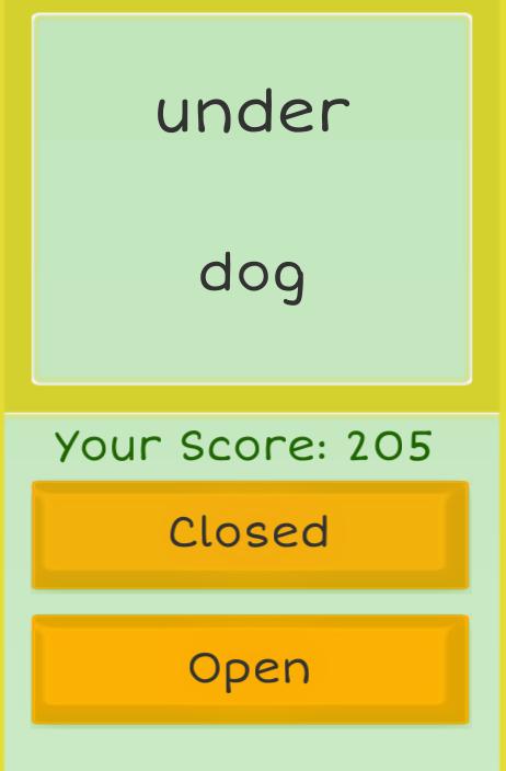 Compound Words: Word Game