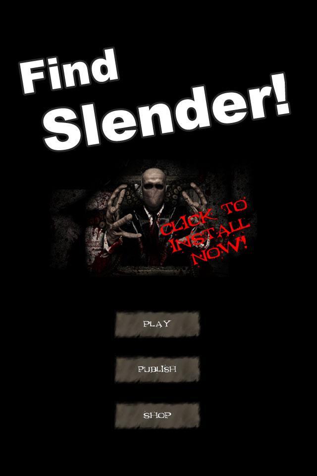 Find Slender Man Horror Puzzle