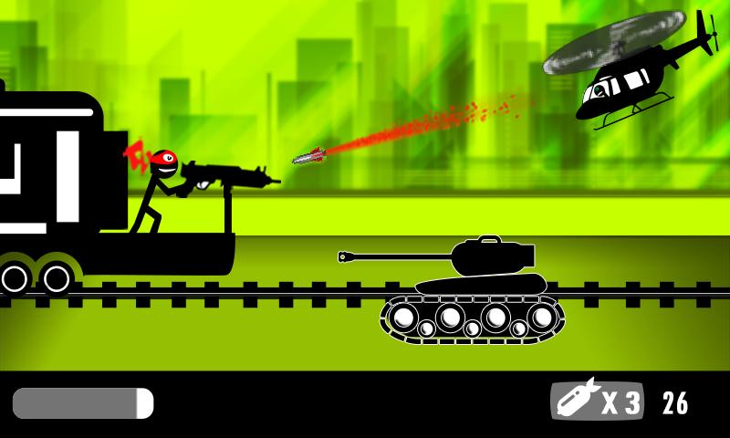 Stickman Train Shooting