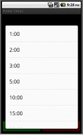 Simple Poker Timer