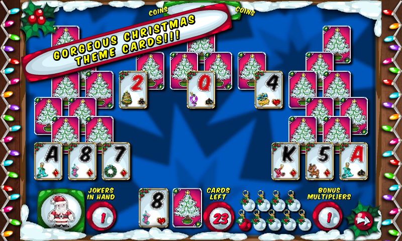 Christmas Solitaire Card Game