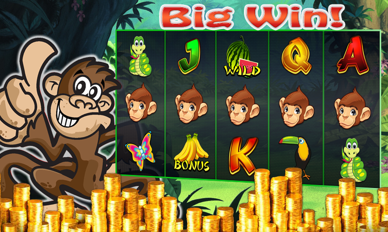 Crazy Monkey Run Slot Machine