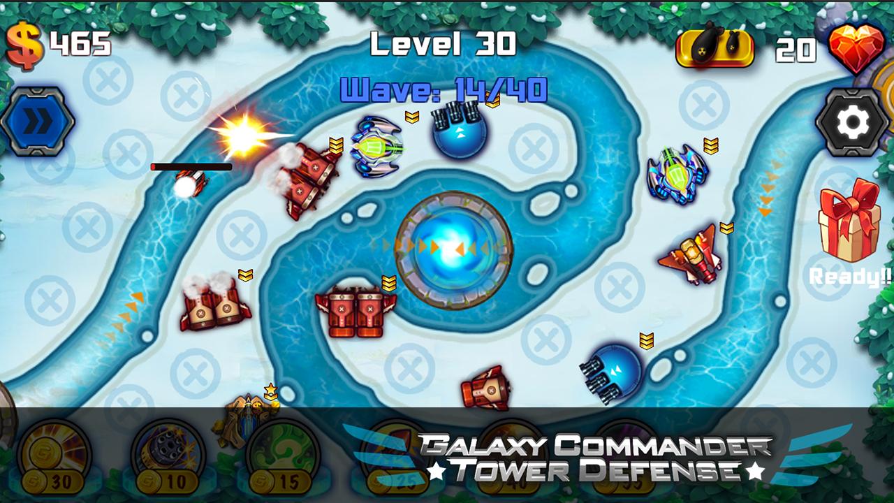 Galaxy Commander Tower defense