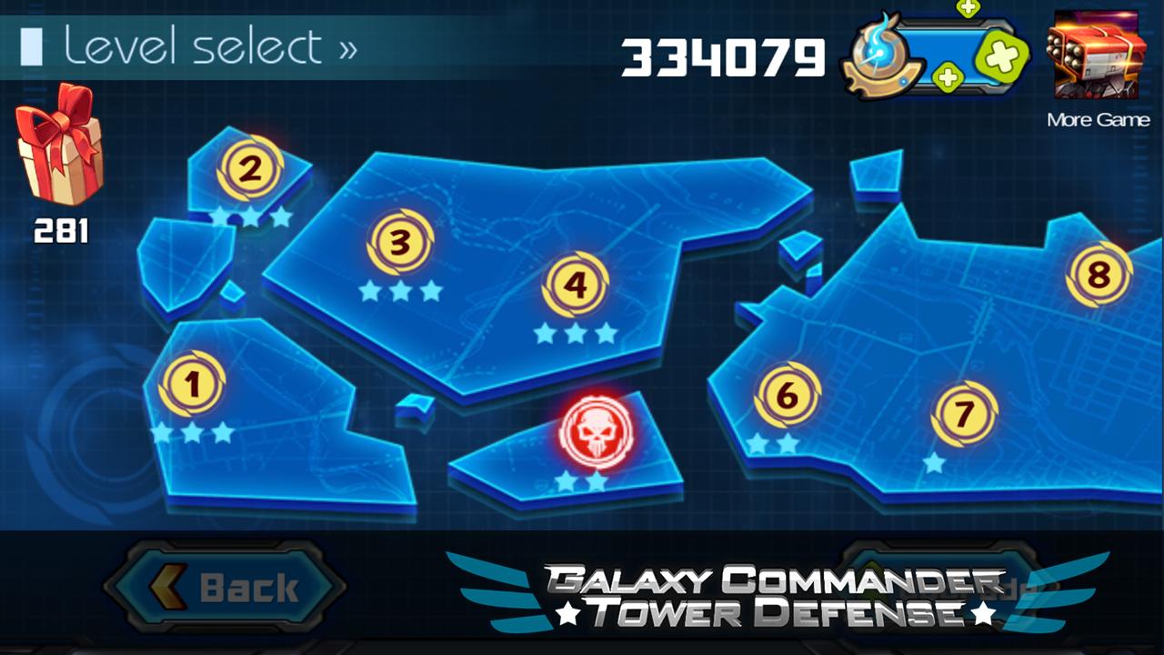 Galaxy Commander Tower defense