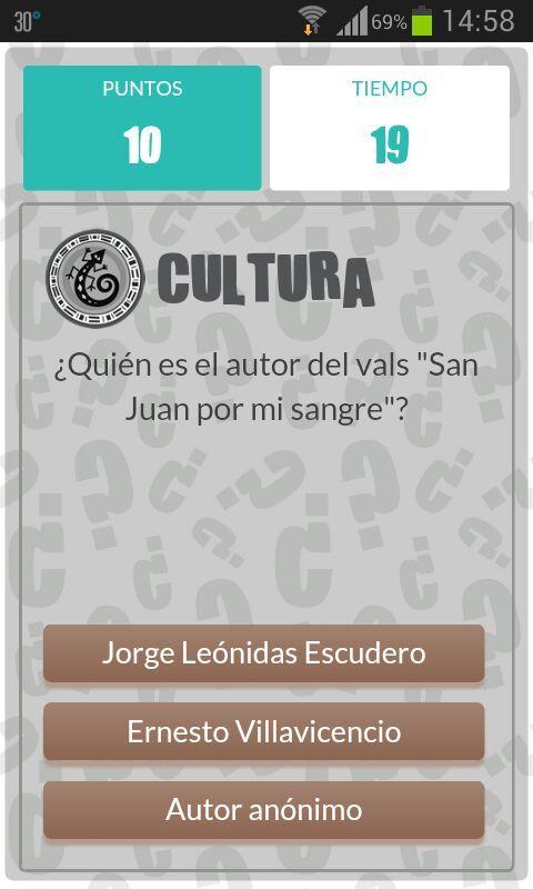 San Juan Pregunta