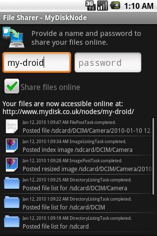 File Sharer Lite - MyDiskNode