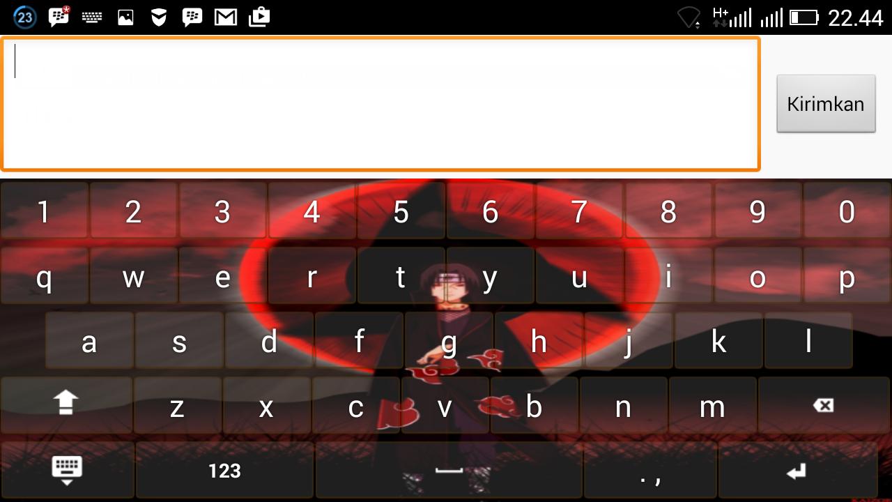 Sharingan Red Eyes Keyboard