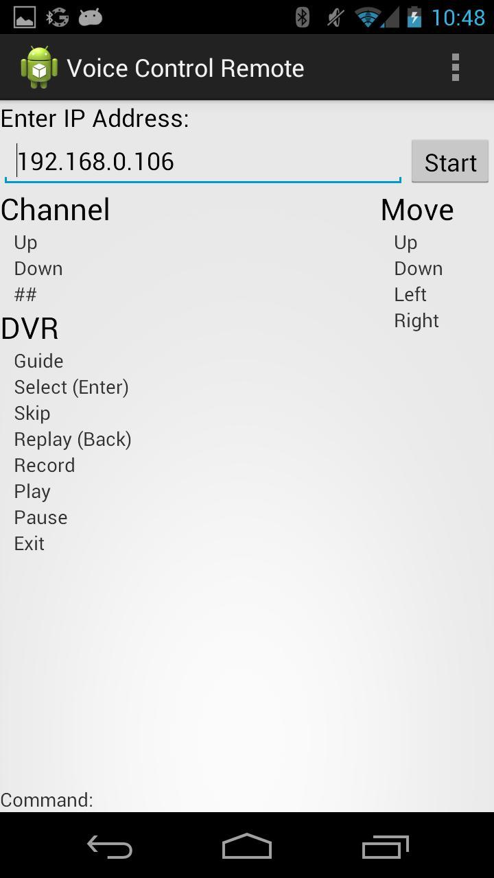 Voice Control Remote