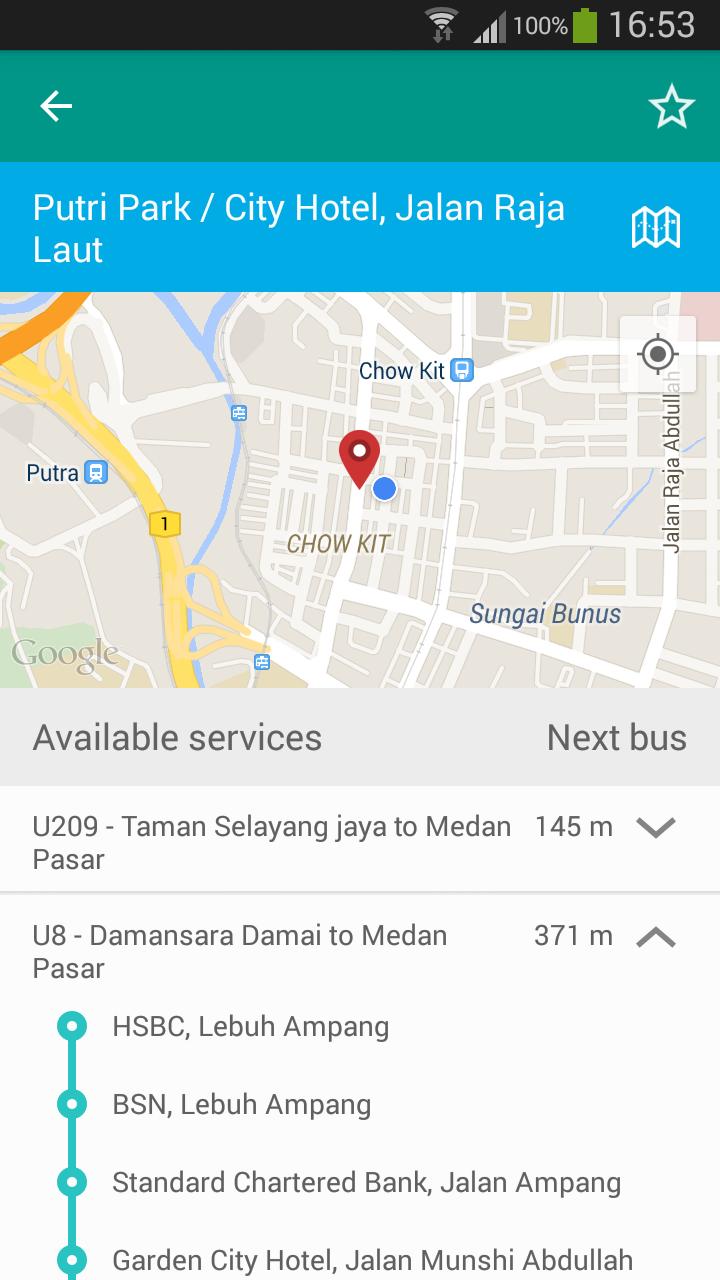 Malaysian Bus Tracker