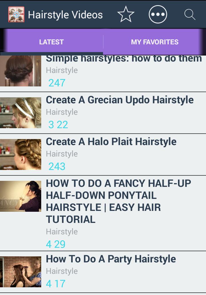 Hairstyle 2015 Video Tutorials