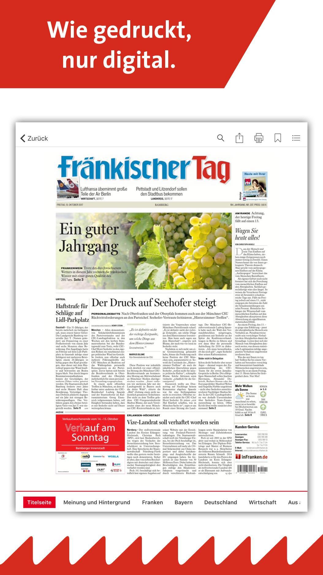 inFranken.de E-Paper