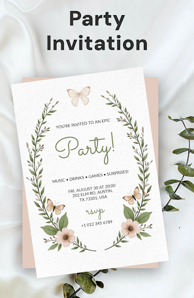 Invitation Maker + RSVP