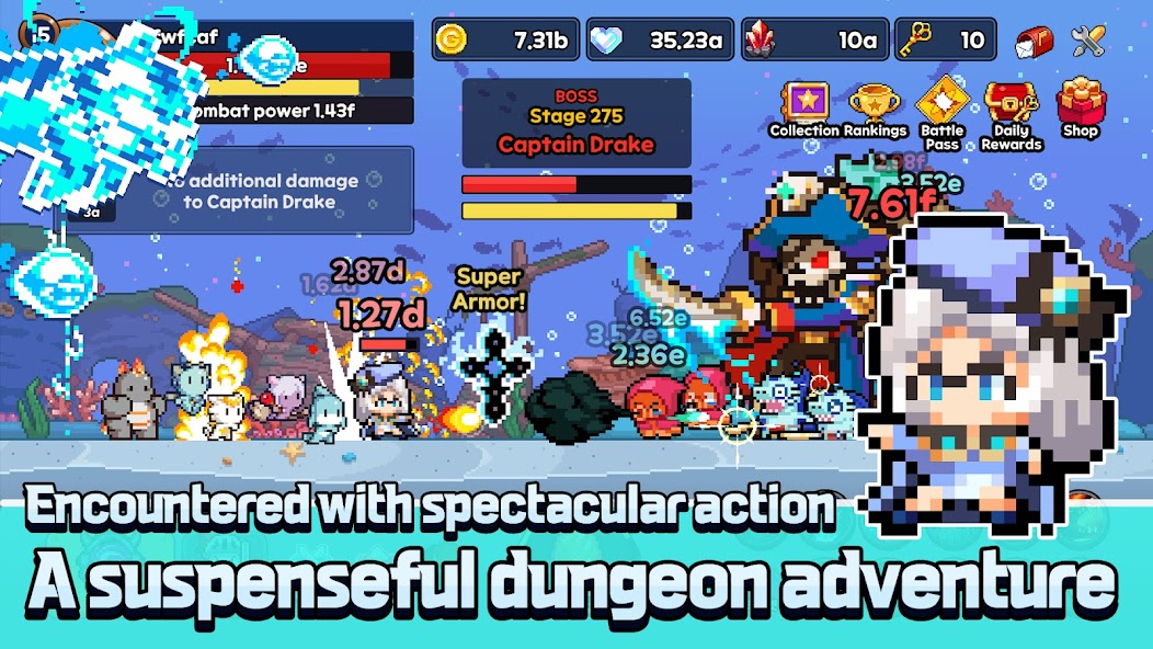 Pixel Dragon Knights: Idle RPG