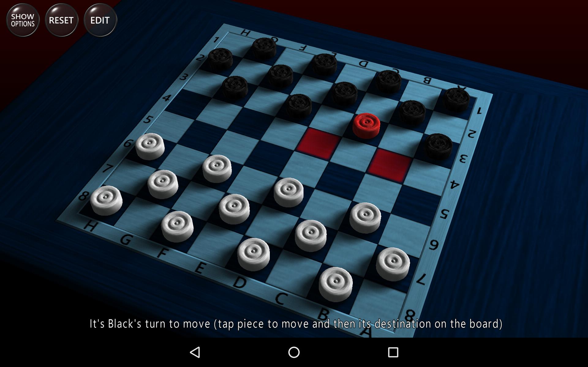 3D Checkers Game