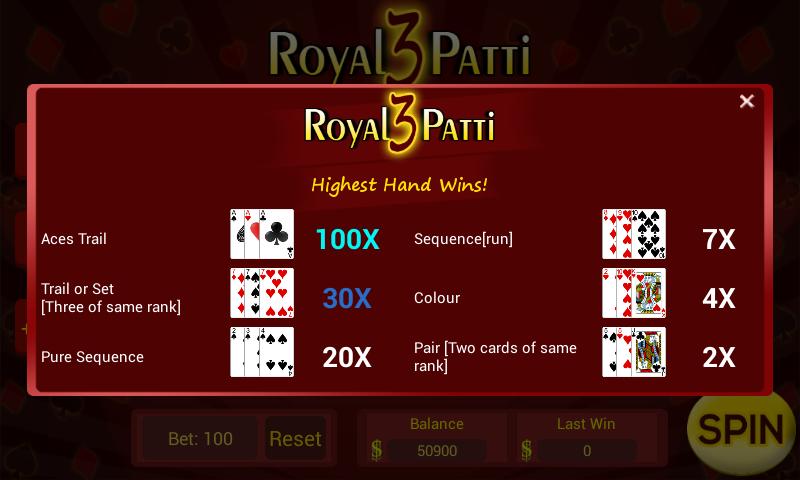 Royal Teen Patti Slot