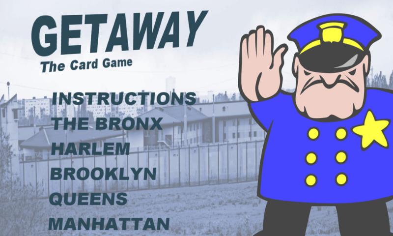 Getaway Card Game