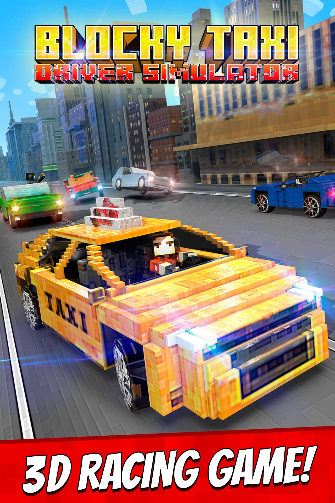 Blocky Taxi Driver Simulator