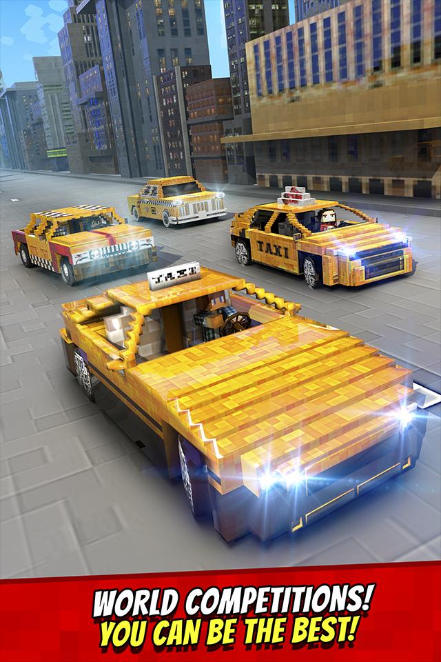 Blocky Taxi Driver Simulator