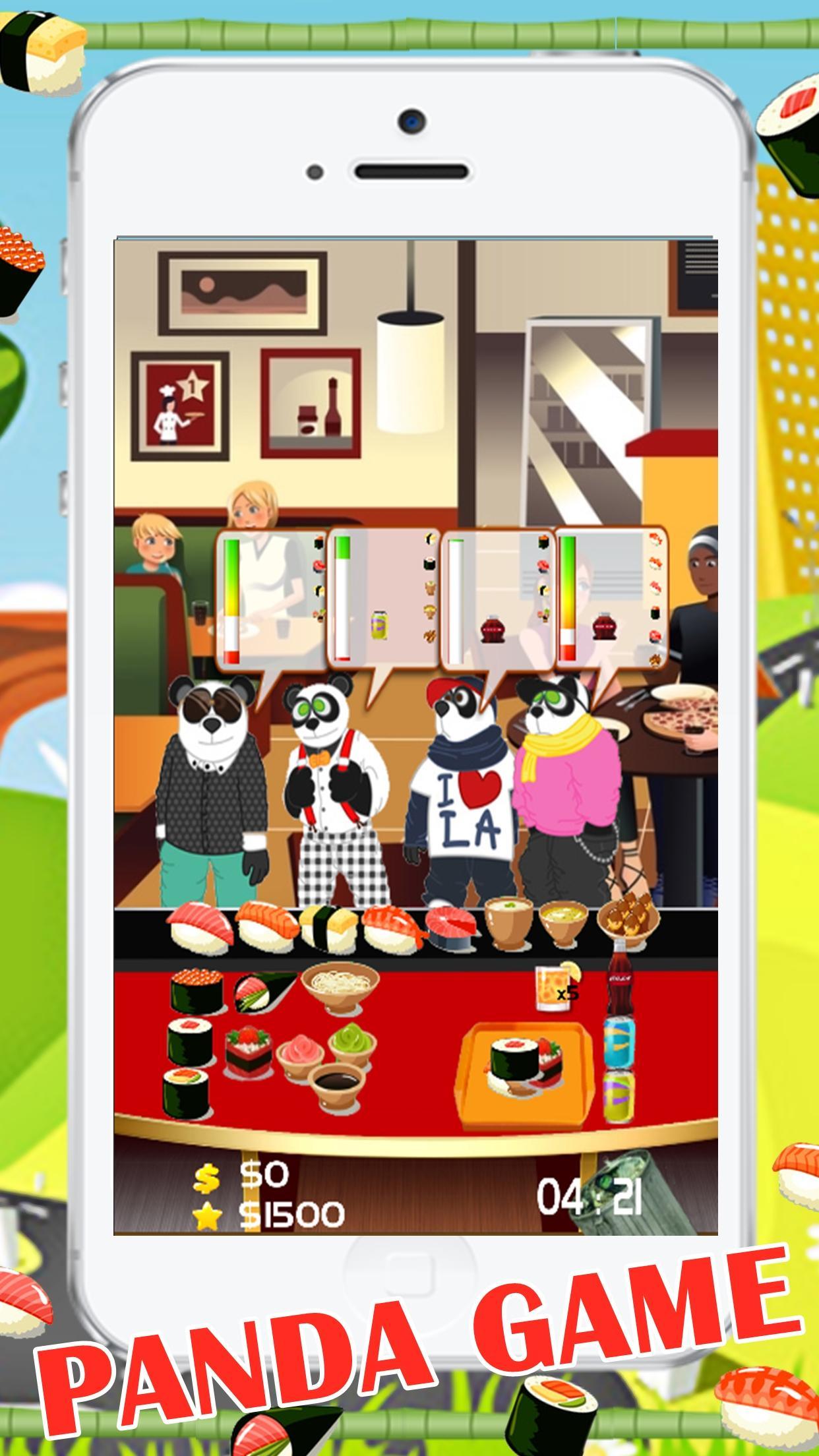 Chef Panda Sushi Make Game