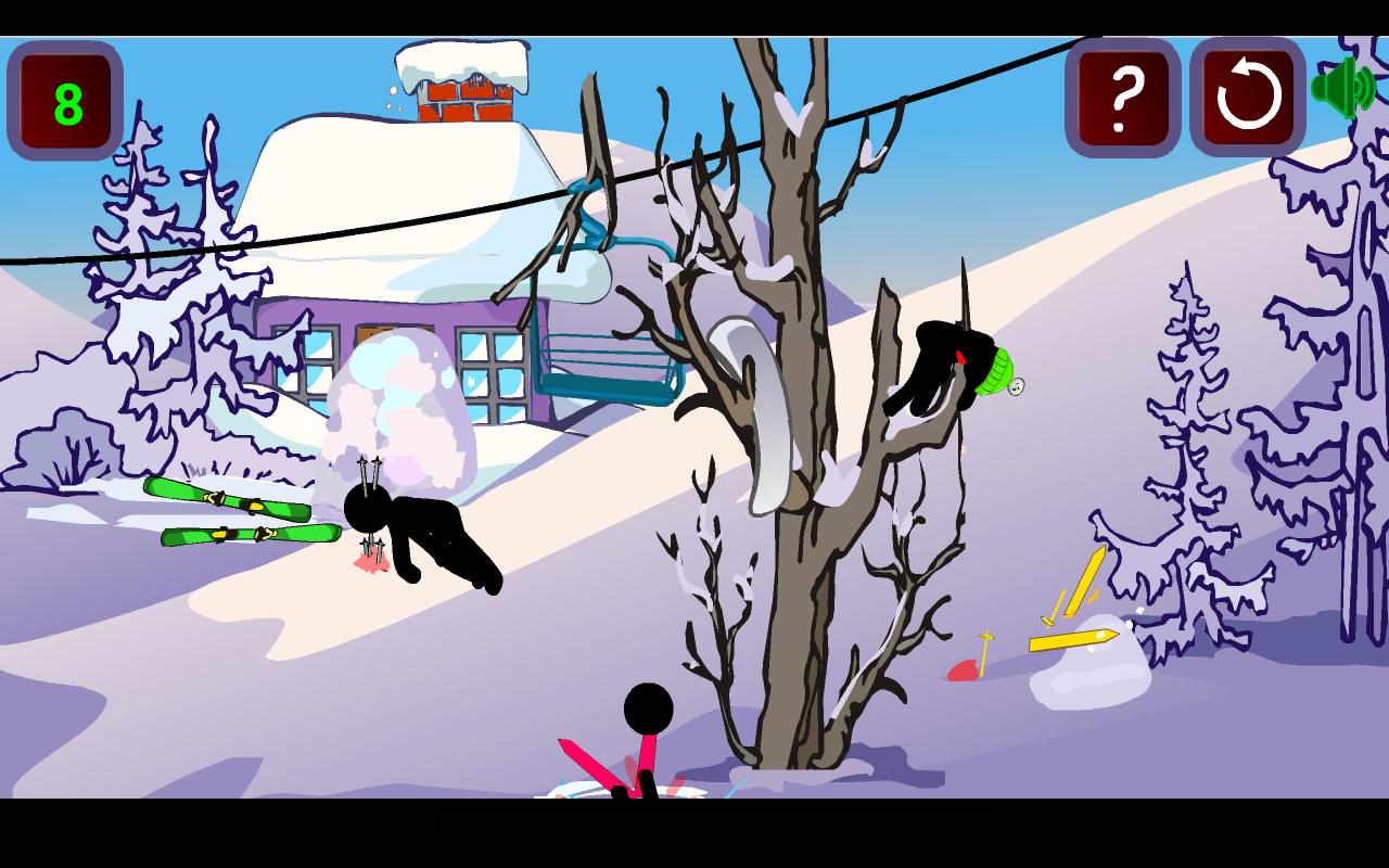 Stickman Extreme Skiing