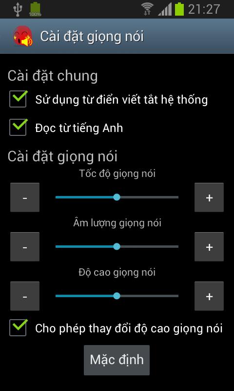 vnSpeak TTS - Thanh Bac